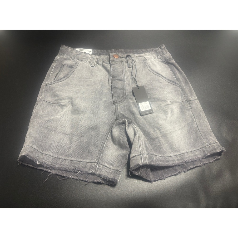 One‎ Teaspoon NEW Men's Mr. Jone's Denim Shorts in Phantom/Black Gray Size 30